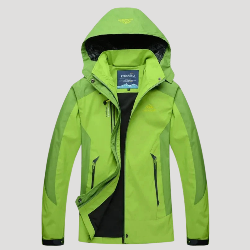 Women's Waterproof Hooded Rain Jacket Windbreaker Hiking Outdoor