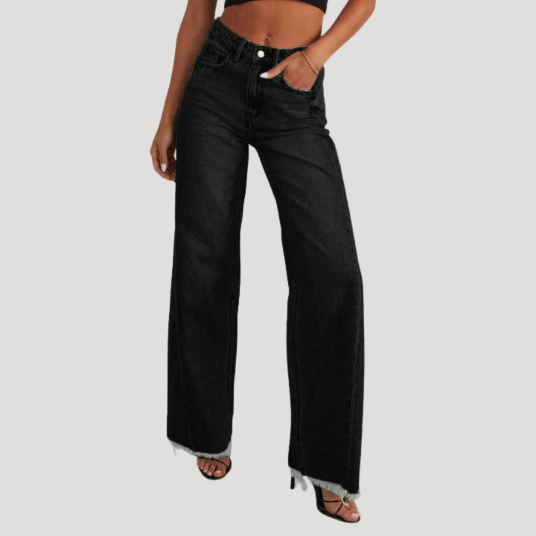 Women's Baggy Jeans High Waisted Wide Leg Denim
