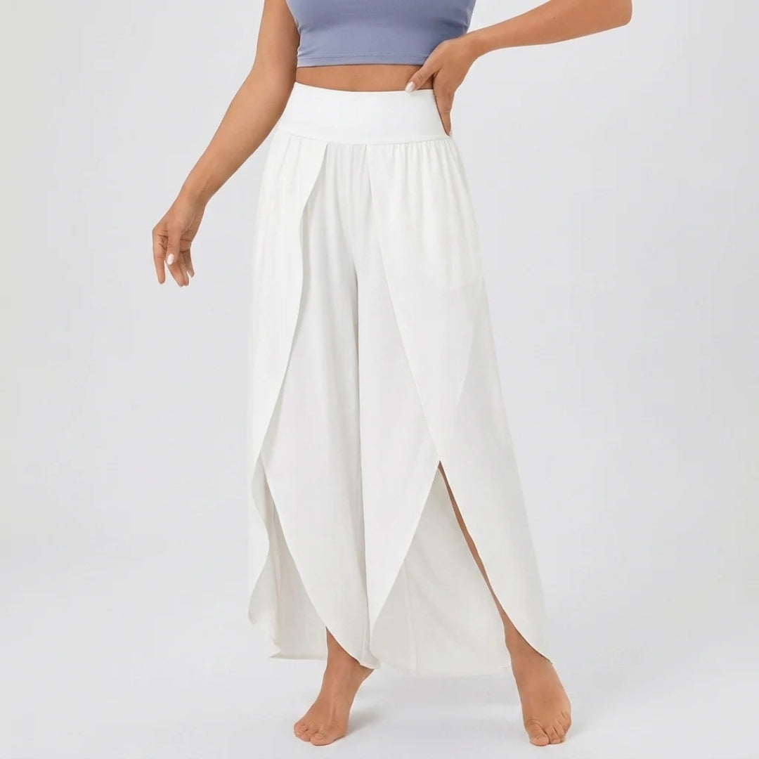 Women's Wide Leg Pants High Waisted Flowy Palazzo Pull On