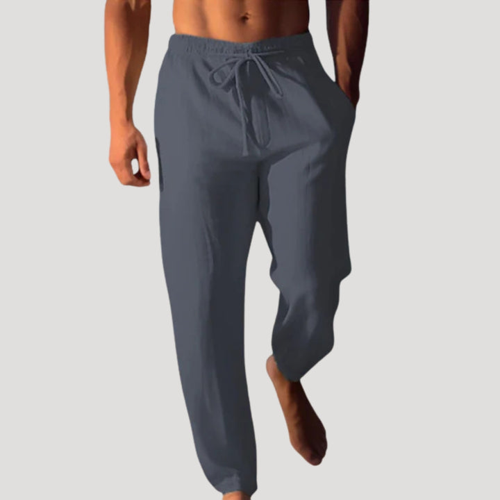 Men's Joggers Pants Tapered Drawstring Elastic Waist Pocket Ankle