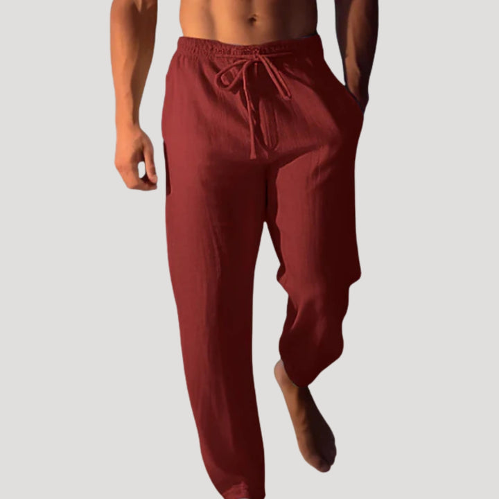 Men's Joggers Pants Tapered Drawstring Elastic Waist Pocket Ankle