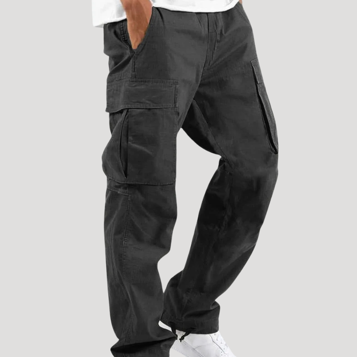 Men's Cargo Pants Tactical Work Hiking Relaxed Fit Straight Leg