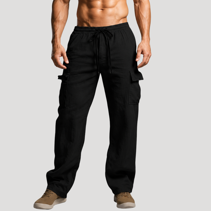 Men's Cargo Pants Tactical Work Hiking Drawstring Utility