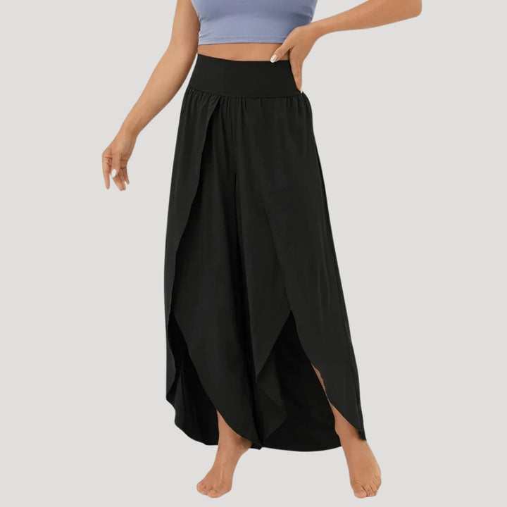 Women's Wide Leg Pants High Waisted Flowy Palazzo Pull On
