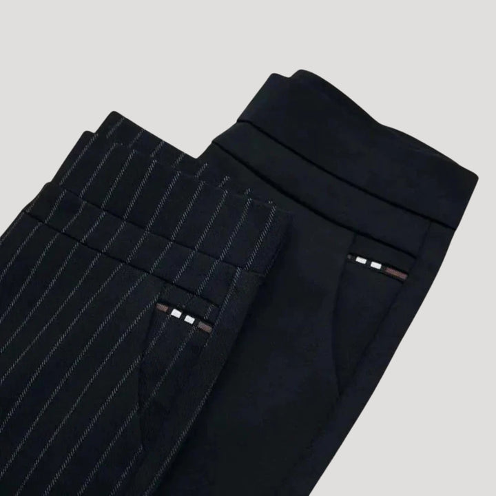 Women's High Waisted Dress Work Pull On Slim Ankle Pants