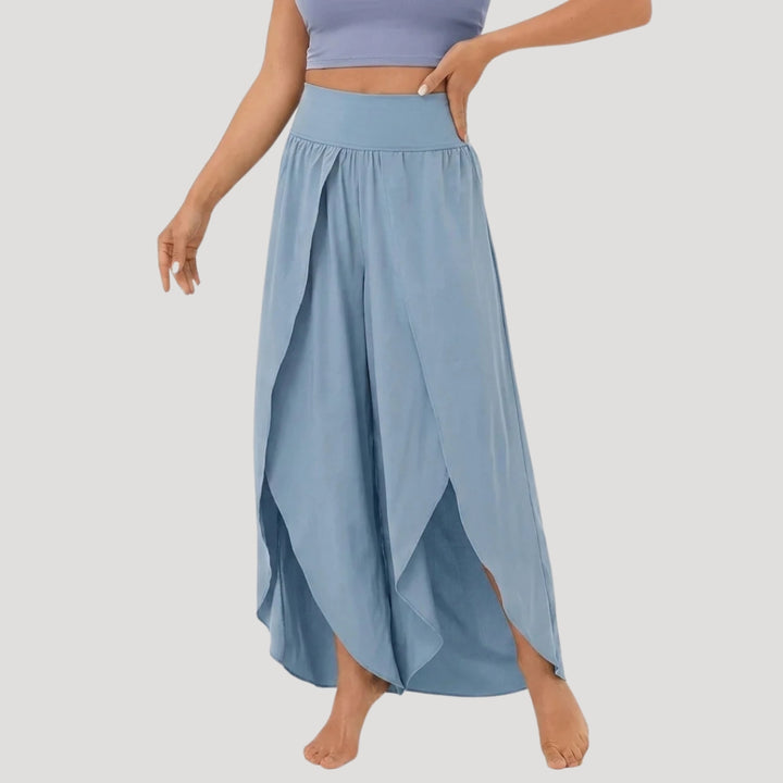 Women's Wide Leg Pants High Waisted Flowy Palazzo Pull On