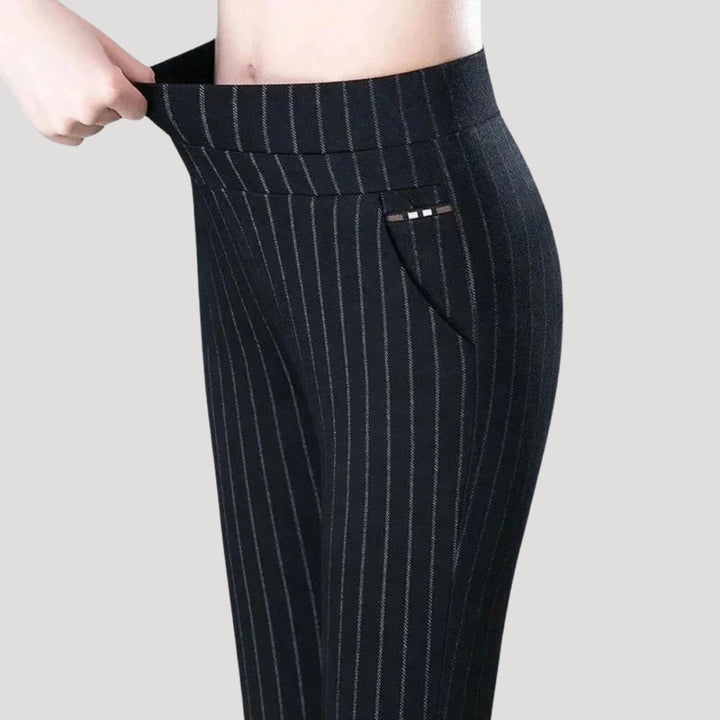 Women's High Waisted Dress Work Pull On Slim Ankle Pants