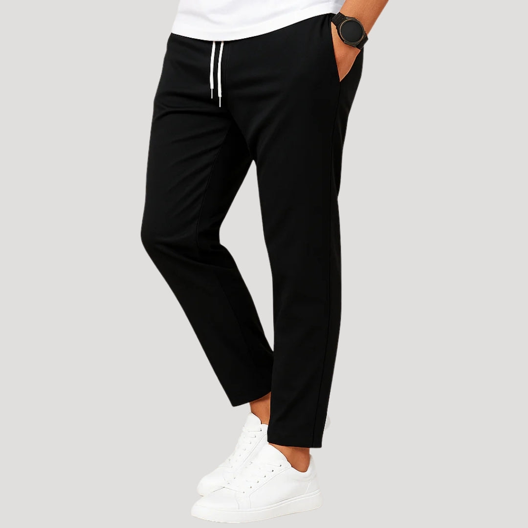 Men's Pants Jogger Tapered Chino Drawstring Elastic Waist