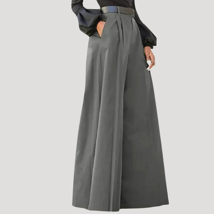 Women's Wide Leg Pants High Waisted Pleated Dress Trousers