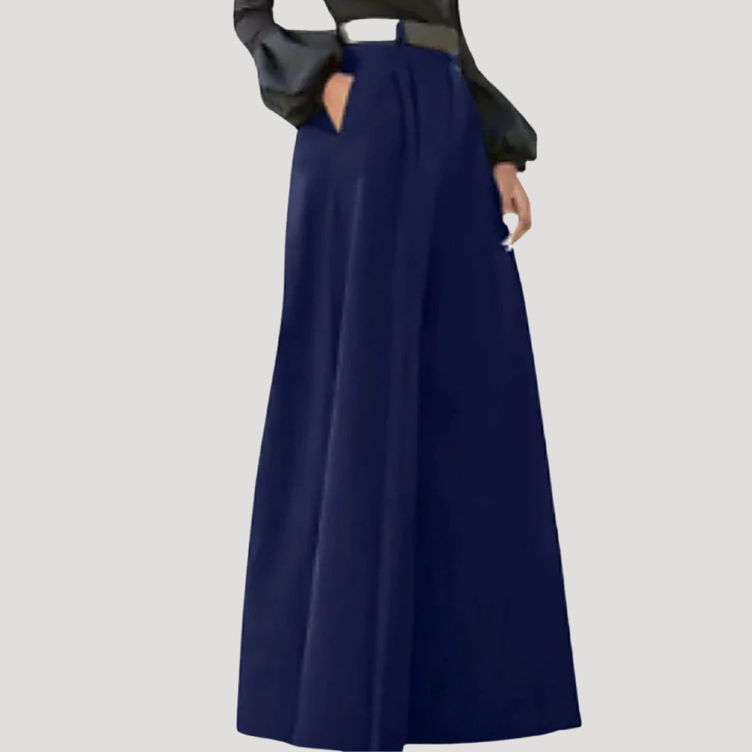 Women's Wide Leg Pants High Waisted Pleated Dress Trousers
