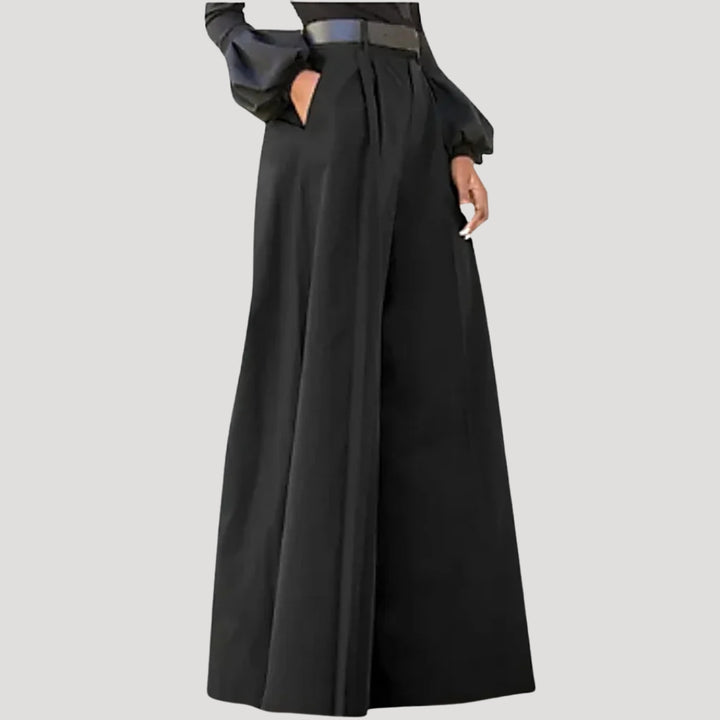 Women's Wide Leg Pants High Waisted Pleated Dress Trousers