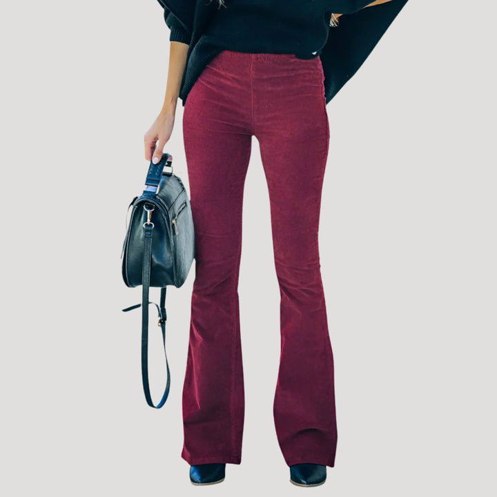 Women's Flare Pants High Waisted Bell Bottom Casual Bootcut