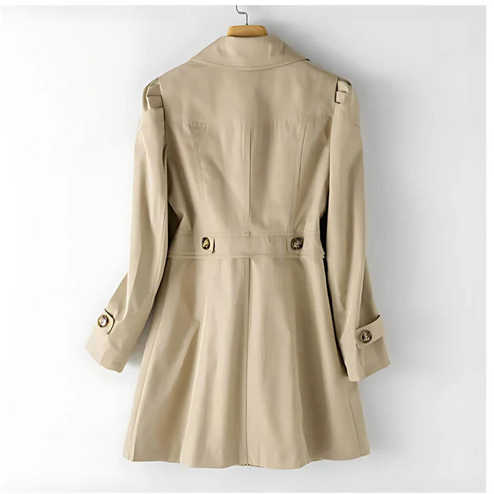 Classic Trench Coat with Elegant Lines