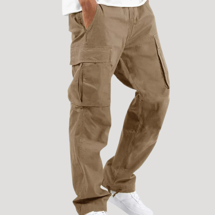 Men's Cargo Pants Tactical Work Hiking Relaxed Fit Straight Leg