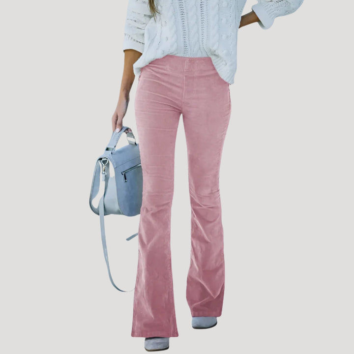 Women's Flare Pants High Waisted Bell Bottom Casual Bootcut
