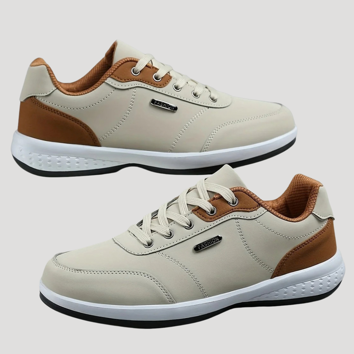 Men’s Casual Lace Up Sneakers Low Top Walking Shoes