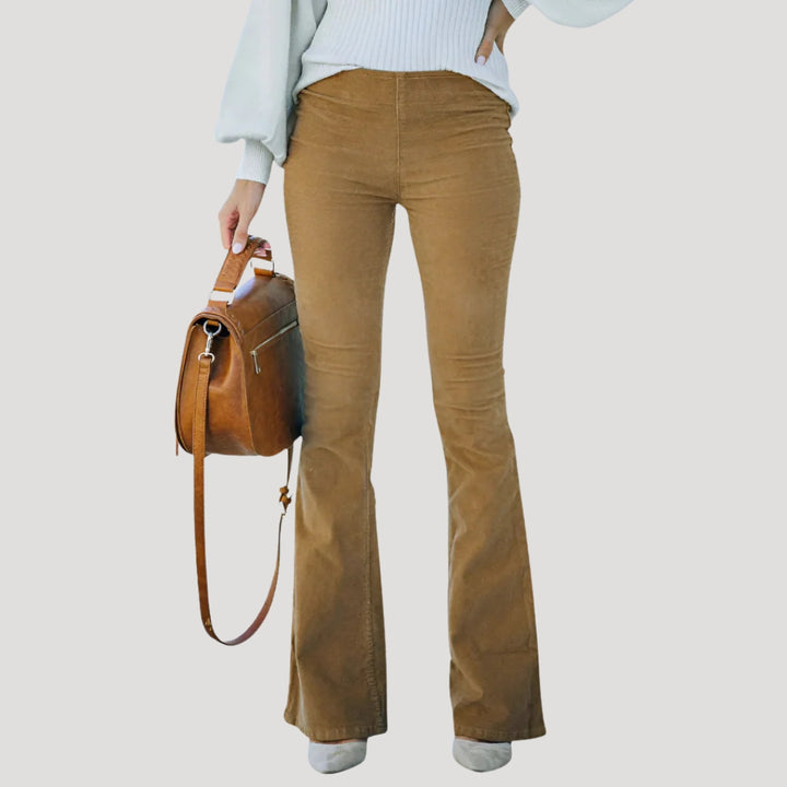 Women's Flare Pants High Waisted Bell Bottom Casual Bootcut