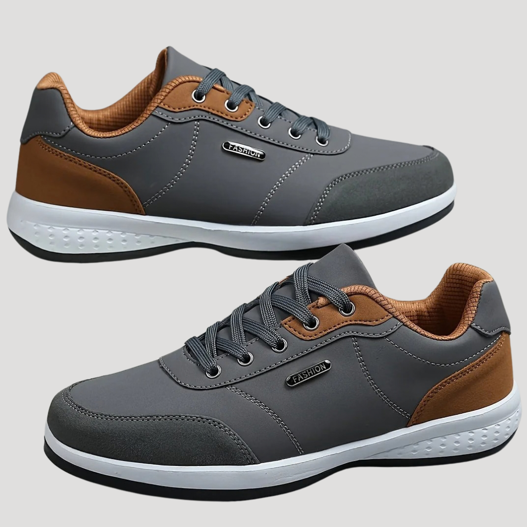Men’s Casual Lace Up Sneakers Low Top Walking Shoes