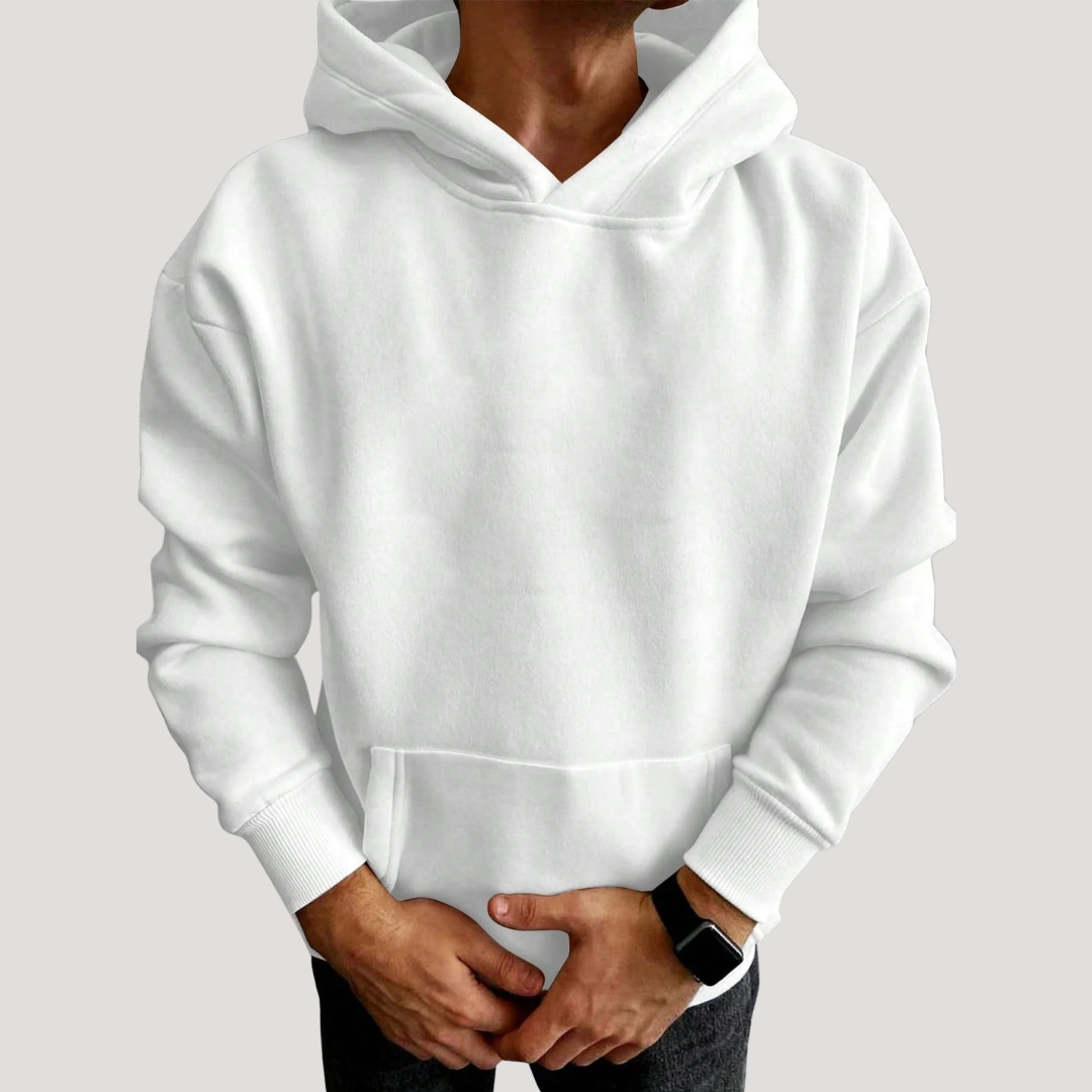 Men’s Oversized Hooded Pullover Sweatshirt Long Sleeve