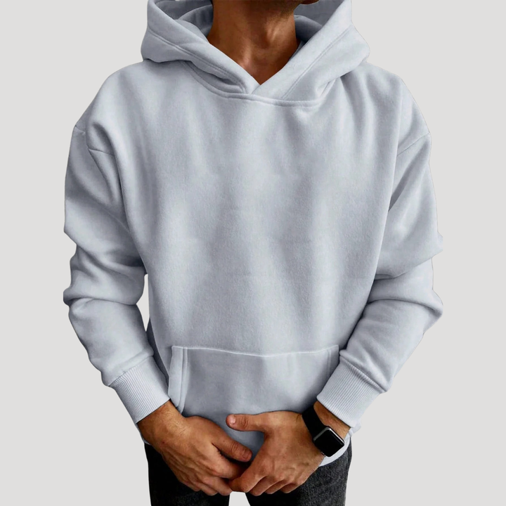 Men’s Oversized Hooded Pullover Sweatshirt Long Sleeve
