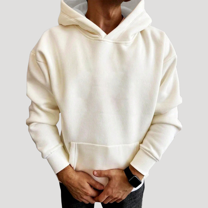 Men’s Oversized Hooded Pullover Sweatshirt Long Sleeve