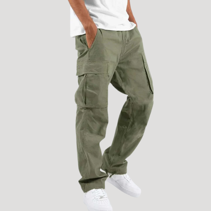 Men's Cargo Pants Tactical Work Hiking Relaxed Fit Straight Leg