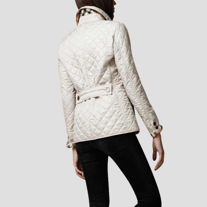 Women's spring transitional quilted jacket