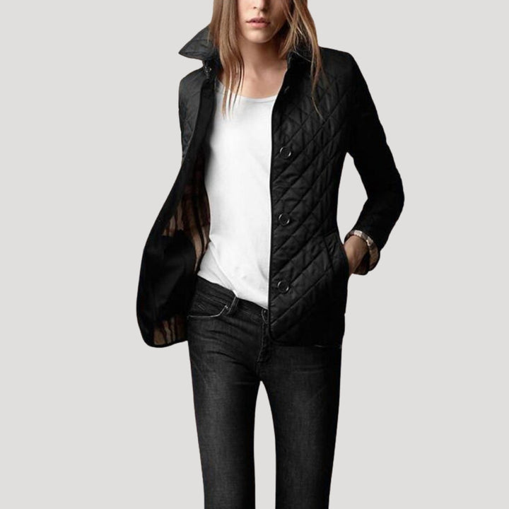Women's spring transitional quilted jacket