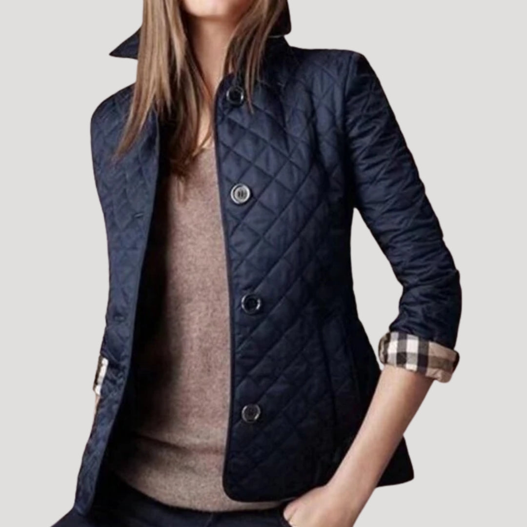 Women's spring transitional quilted jacket