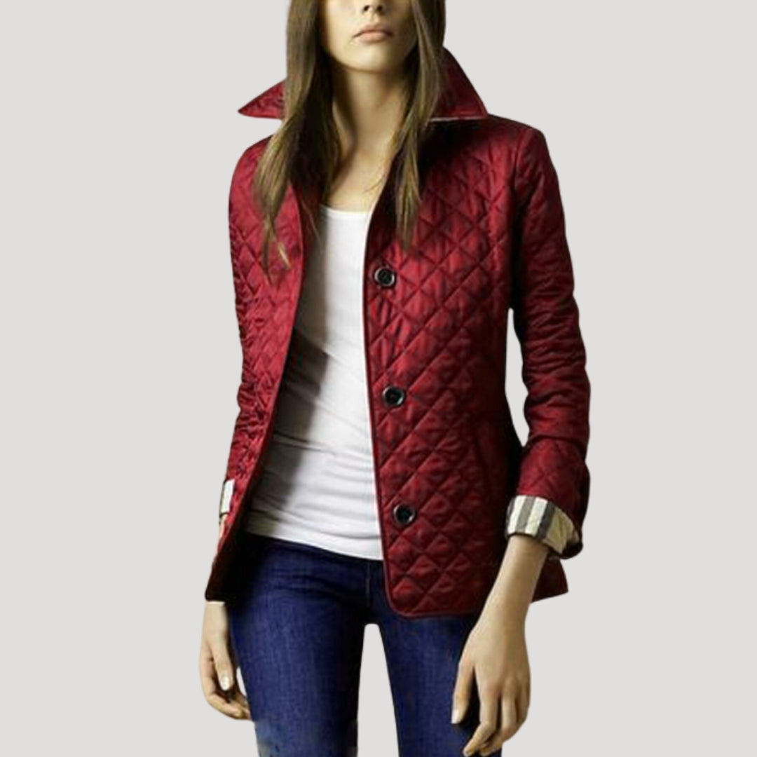 Women's spring transitional quilted jacket