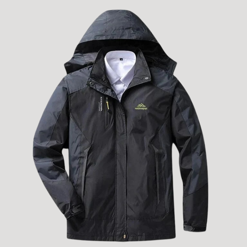 Women's Waterproof Hooded Rain Jacket Windbreaker Hiking Outdoor