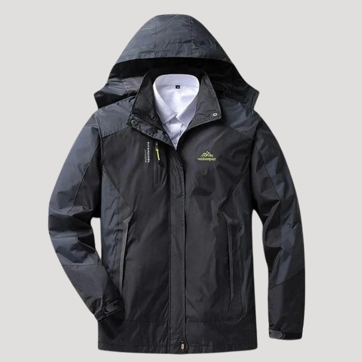 Women's Waterproof Hooded Rain Jacket Windbreaker Hiking Outdoor