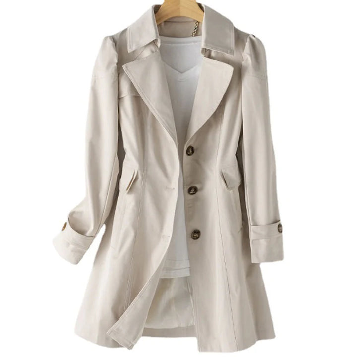 Classic Trench Coat with Elegant Lines