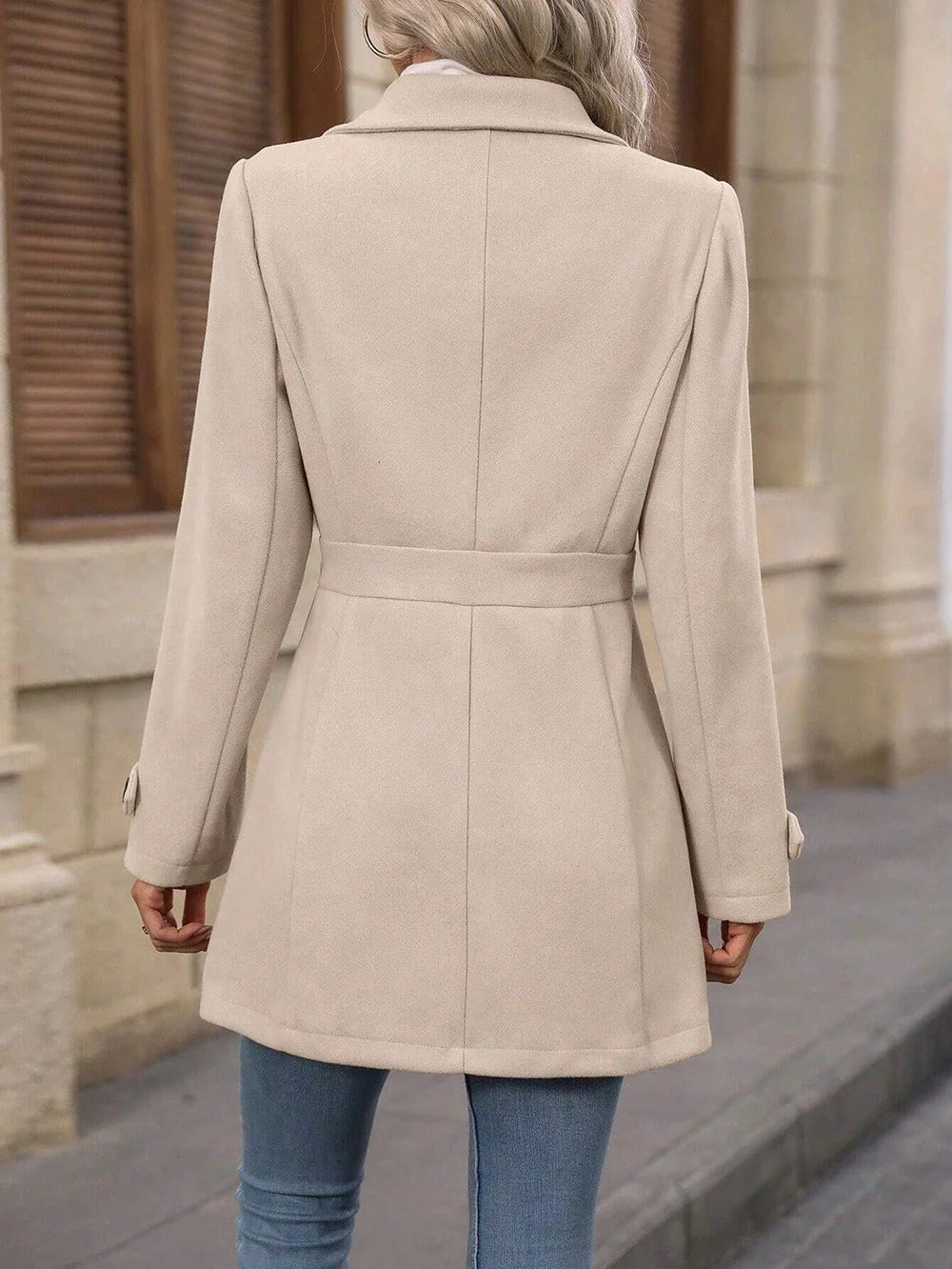 Women’s Tailored Trench Coat with Belt