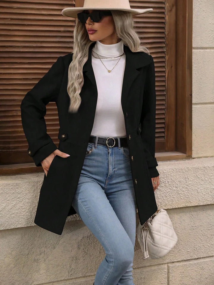 Women’s Tailored Trench Coat with Belt