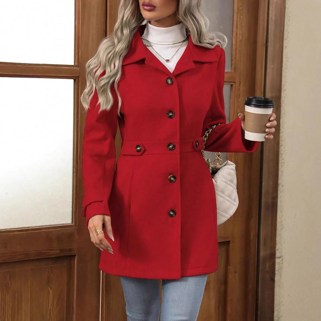 Women’s Tailored Trench Coat with Belt