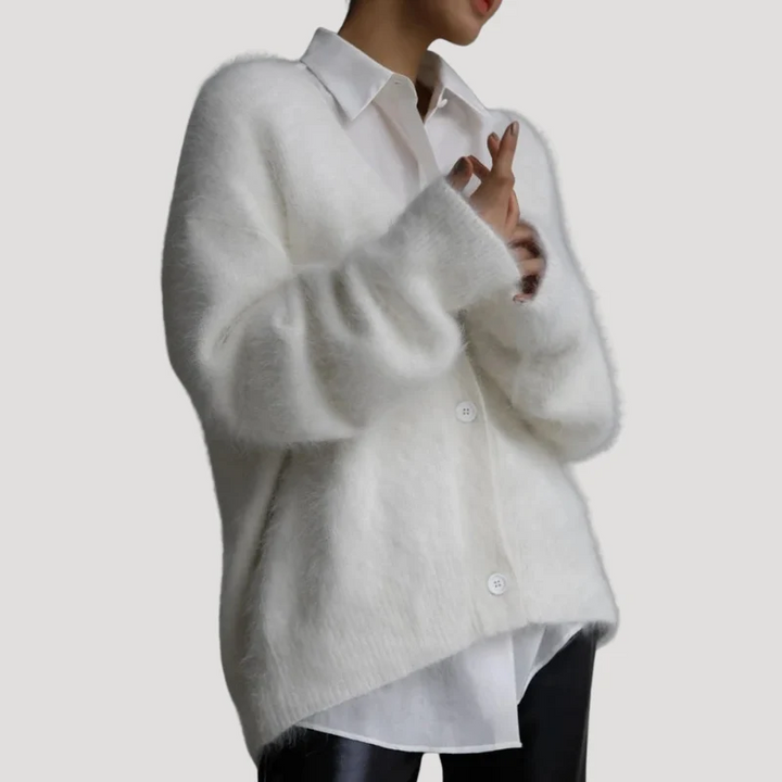 Women's Knit Cardigan V Neck Button Down Long Sleeve Sweater